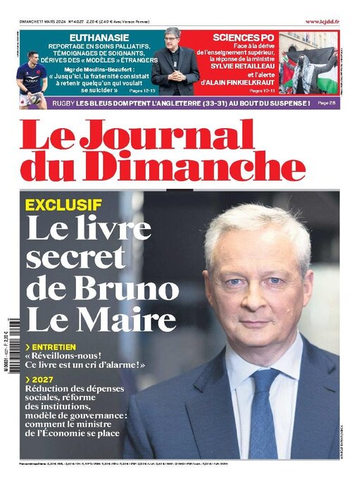 Title details for Le Journal du dimanche by Lagardere Media News - Available